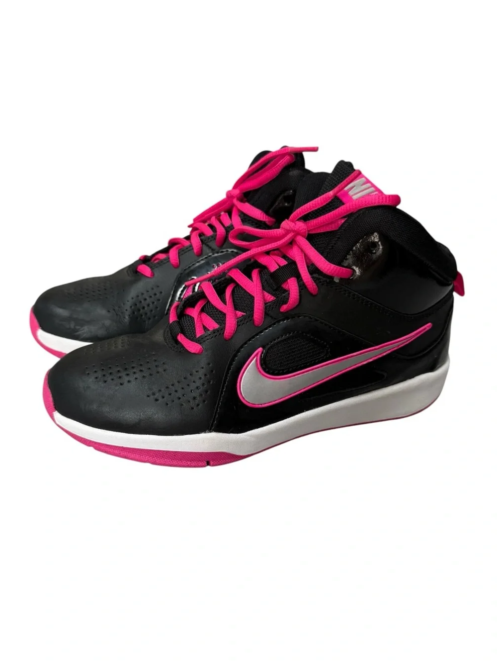 Nike Team Hustle D6 Size 7 Youth Basketball Sneakers Shoes Volleyball